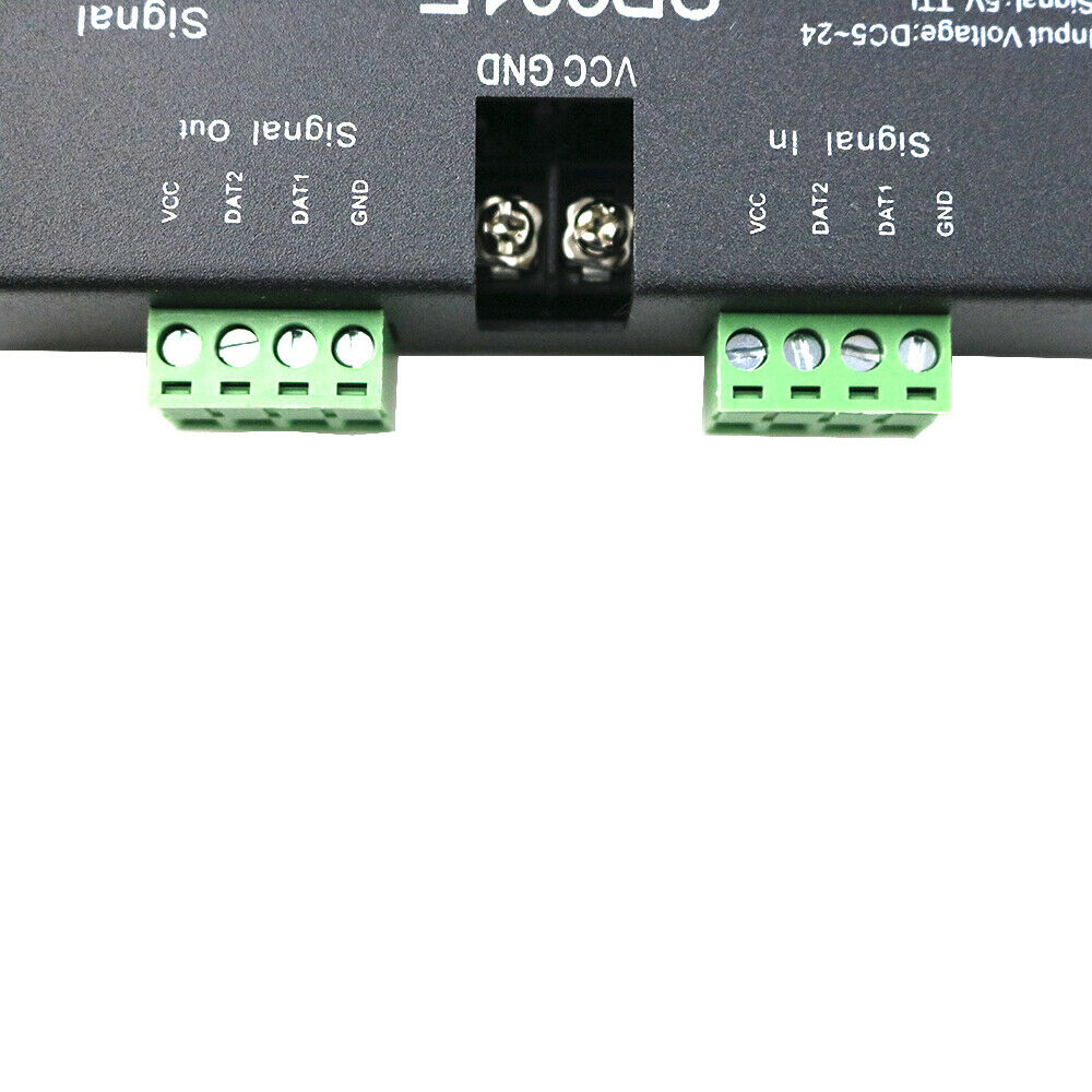 DC5-24V, 4 Channel SPI Signal Output Data Signal SP901E Amplifier For Programmable Dream Color 6803 1903 1809 1812 2811 IC Led Light Strips